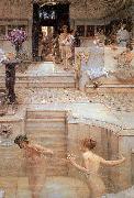 Sir Lawrence Alma-Tadema,OM.RA,RWS, A Favourite Custom